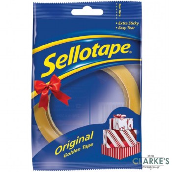Sellotape Original Golden Sticky Tape