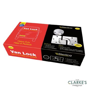 Sterling Van Lock Security HASP and Padlock