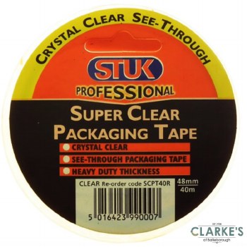 Stuk Super Clear Packing Tape 48mmx40m