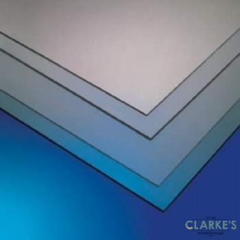 Styrene Clear Glazing Sheet 4x2