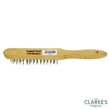 SupaTool 4 Row Wire Brush