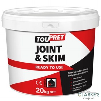 Toupret Joint Skim & Fill Ready Mixed 20kg
