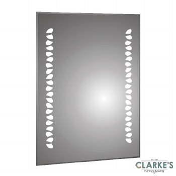 Tema Clara LED Back-Lit Bathroom Mirror 50x70cm