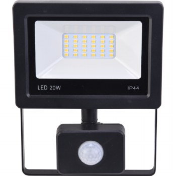 Tezla LED Floodlight 20W With PIR Sensor