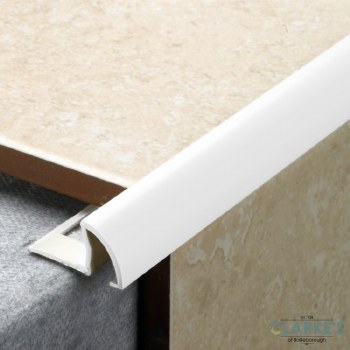 Tile Edging Trim White 12mm