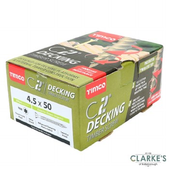 Timco C2 Deck-Fix Premium Decking Screws 4.5x50mm