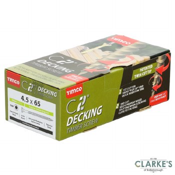 Timco C2 Deck-Fix Premium Decking Screws 4.5x65mm