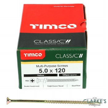 TimCo Classic Wood Screws 5x120mm