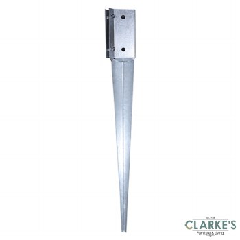 Timco Drive In Fence Post Spike | Bolt Secure | Galvanised 100 x 600 mm