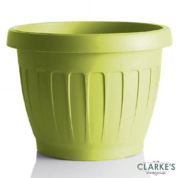 Vaso Round Planter Pot Mustard 35cm