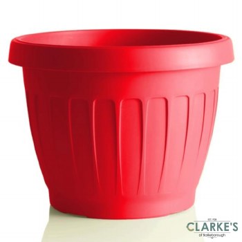 Vaso Round Planter Pot Red 40cm