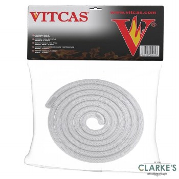 Vitcas White Stove Rope 6mm x 2m