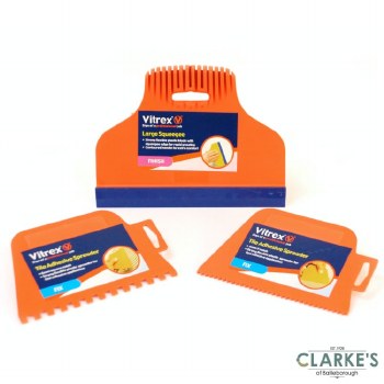 Vitrex Grout Squeegee and Spreader Set