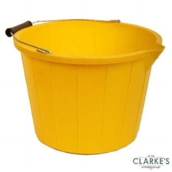 Yellow Heavy Duty 3 Gallon Bucket