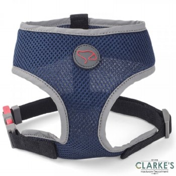 Walk About Comfort Padded Harness Navy Medium