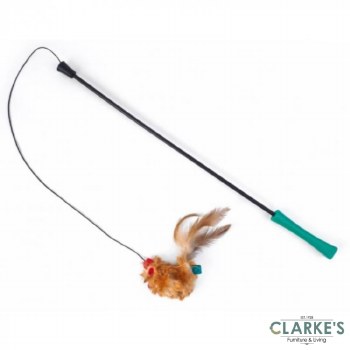 Nip-It Hen Tickle Stick Cat Toy