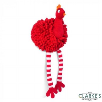 Red Noodly Partridge Dog Toy