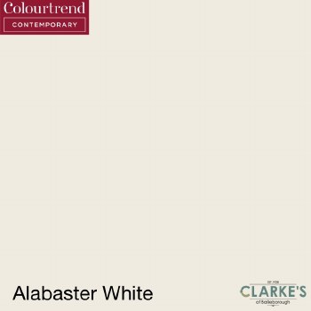 Colourtrend Contemporary Soft Sheen Alabaster White Paint 100 ml