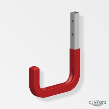 Alfer Galvanised Steel Rubber Covered Wall Hook 150 mm
