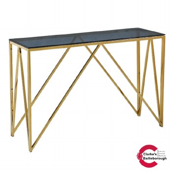 Allure Console Table Gold