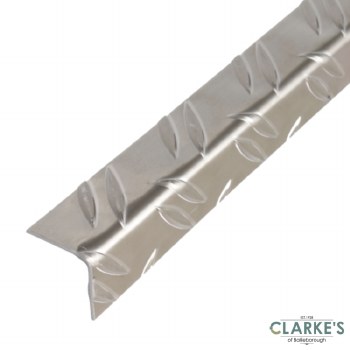 Aluminium Checker Plate Angle 29/29mm