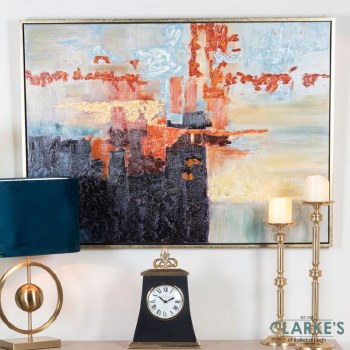 Amber Hand Painted Canvas