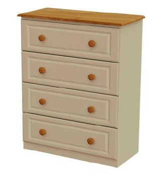 Annagh Ivory 4drw Chest