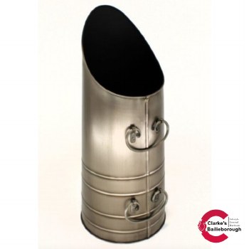 Antique Pewter Coal Hod