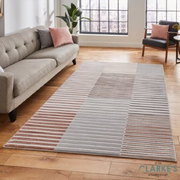 Apollo 2681 Grey/Rose Rug 160 x 220cm