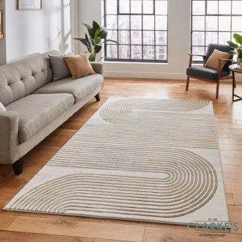 Apollo 2683 Grey/Gold Rug 120 x 170cm