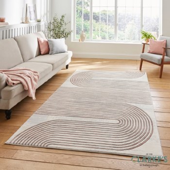 Apollo 2683 Grey/Rose Rug 120 x 170cm