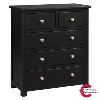 Apollo 3+2 Chest of Drawers Black