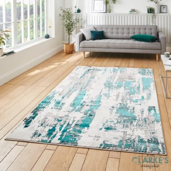 Apollo GR579 Grey/Green Rug 120 x 170cm