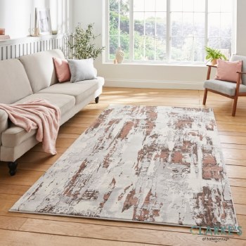 Apollo GR579 Grey/Rose Rug 120 x 170cm