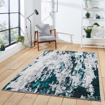 Apollo GR580 Grey/Green Rug 120 x 170cm