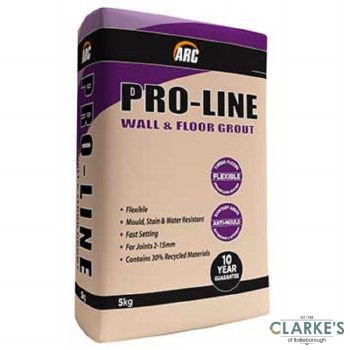 ARC Pro-Line Wall and Floor Tile Grout Mid Grey 5kg