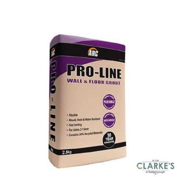ARC Pro-Line Wall and Floor Tile Grout Mid Grey 2.5kg