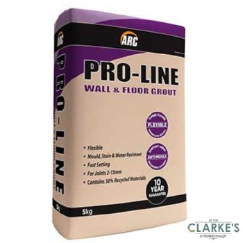 ARC Pro-Line Wall and Floor Tile Grout White 5kg