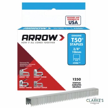 Arrow T50 Staples 10mm 3/8 inch