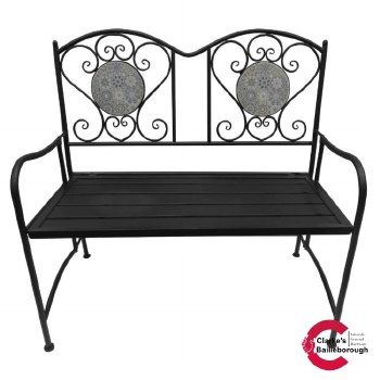 Avignon Mosaic 2 Seater Bench