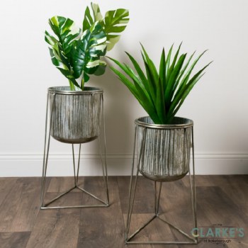 Aztek Planters Silver