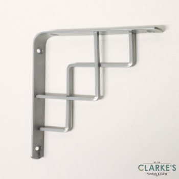Duraline Step Shelf Bracket Silver 19.5cm