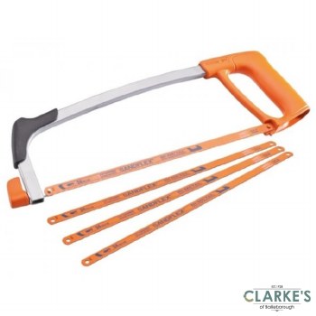 Bahco Hacksaw with 3 Extra Blades 300mm