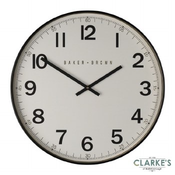Baker and Brown Station Wall Clock 50cm
