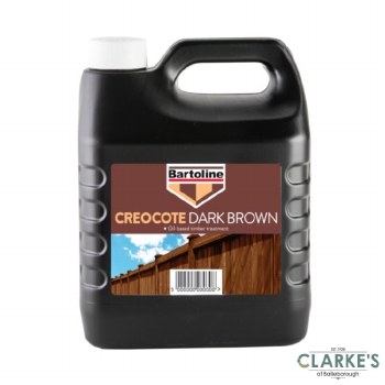 Bartoline Creocote Dark Brown 4 Litre