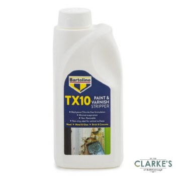 Bartoline TX10 Paint and Varnish Stripper 1 Litre