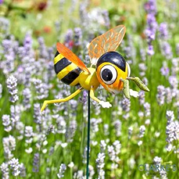 Bee Loony Stake Garden Decoration