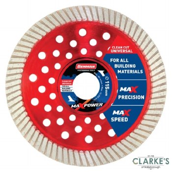 Benman MaxPower Diamond Cutting Disc 115mm