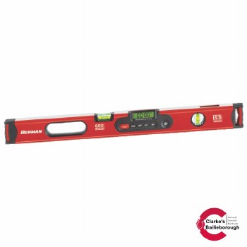 Benman Digital Magnetic Level LM33 with 2 Vials 60cm