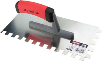Benman Adhesive, Square Notched Trowel 10x10 mm Tooth
